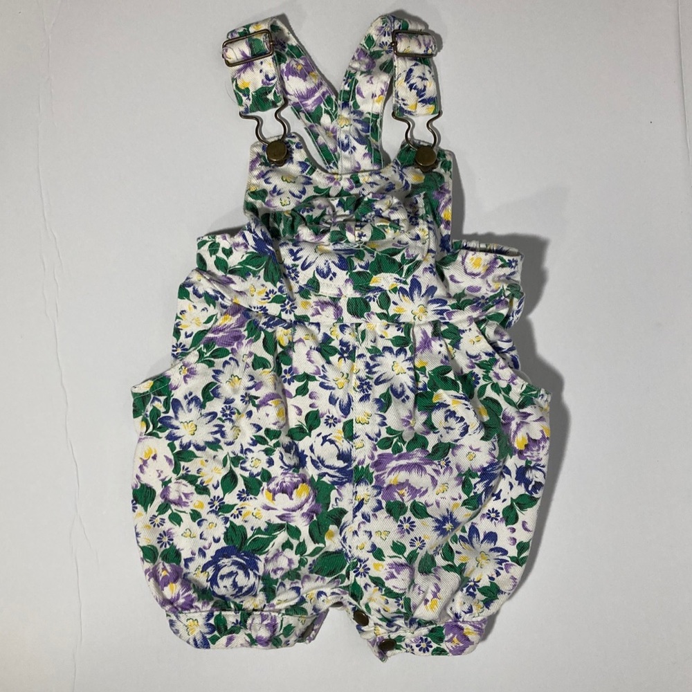 Don’t Ask Y Floral Overall 12 Months Vintage
